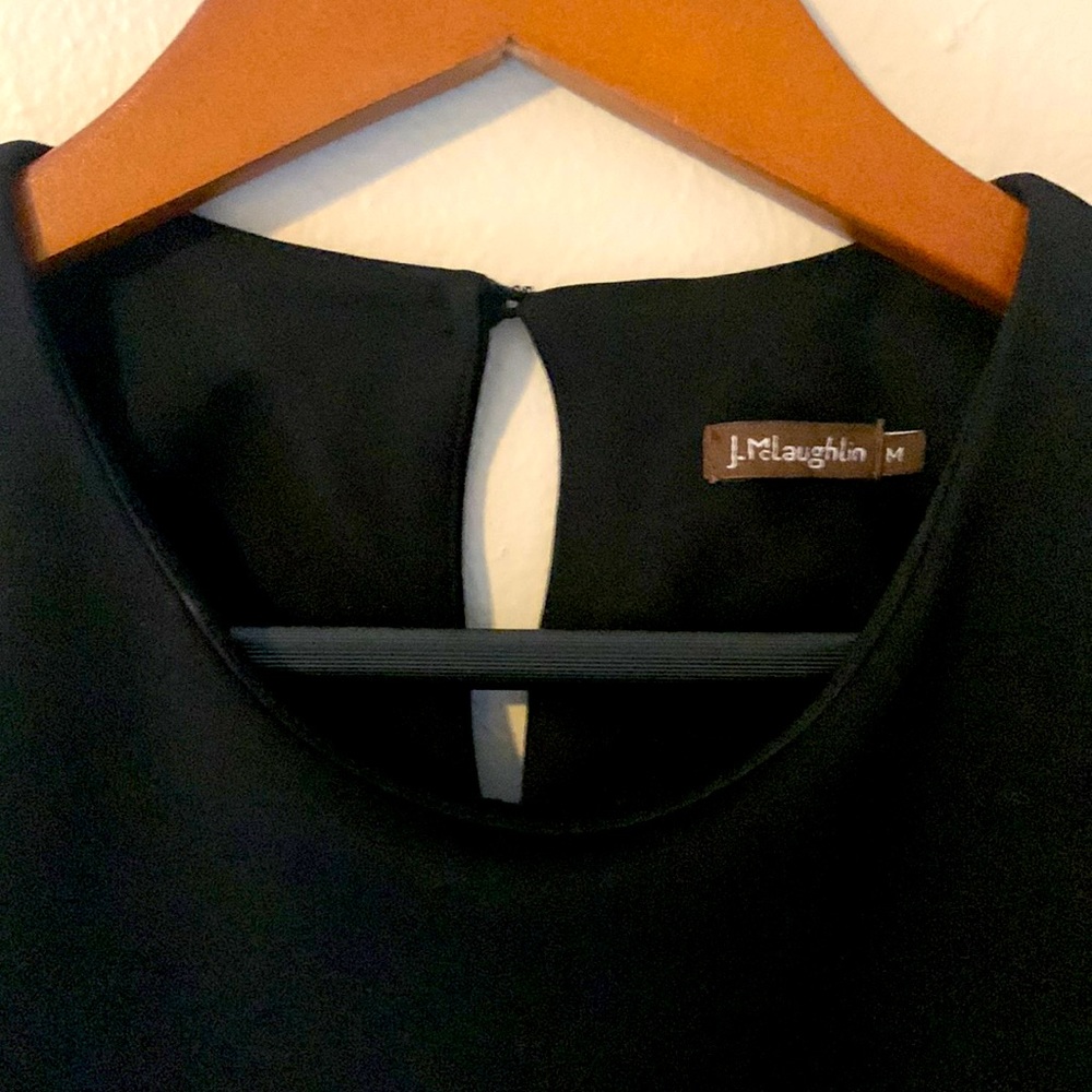 J. McLaughlin Black Stretch Catalyst Dress Medium. Little to no wear! Lined.
